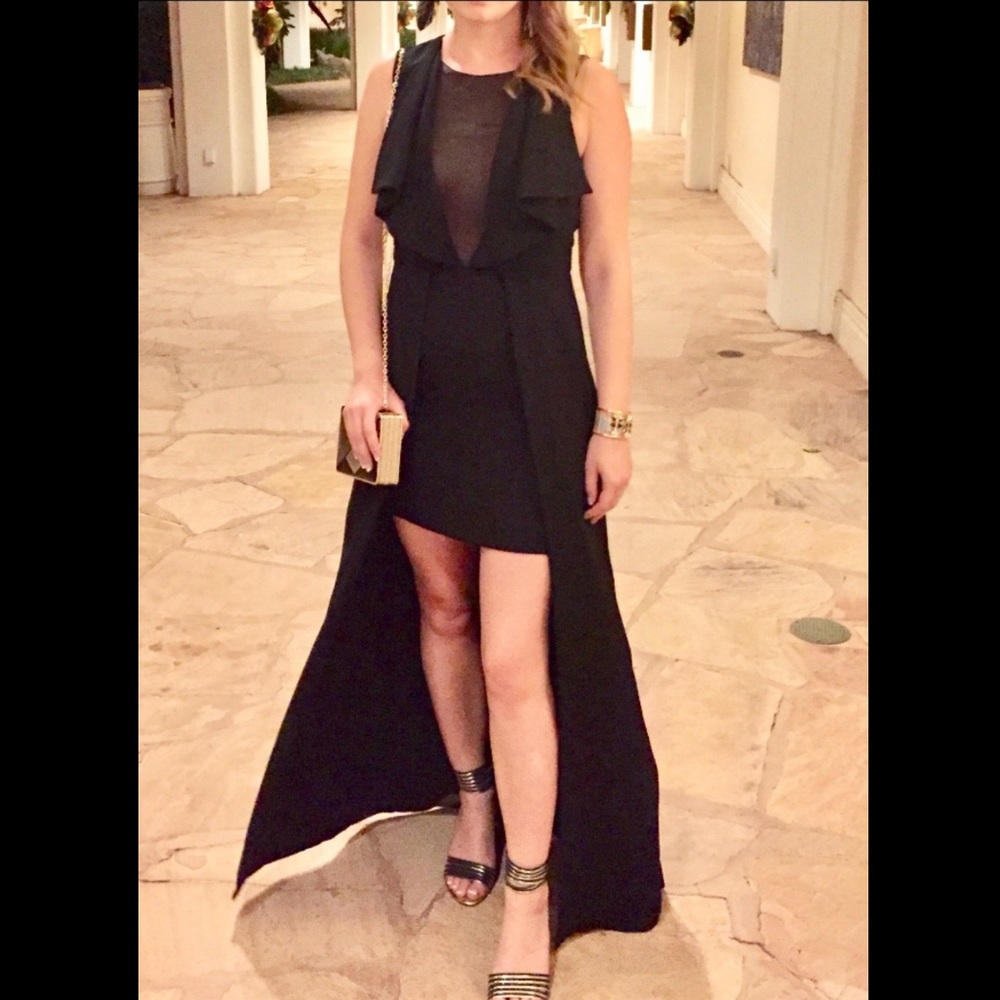BCBG Long Black Dress